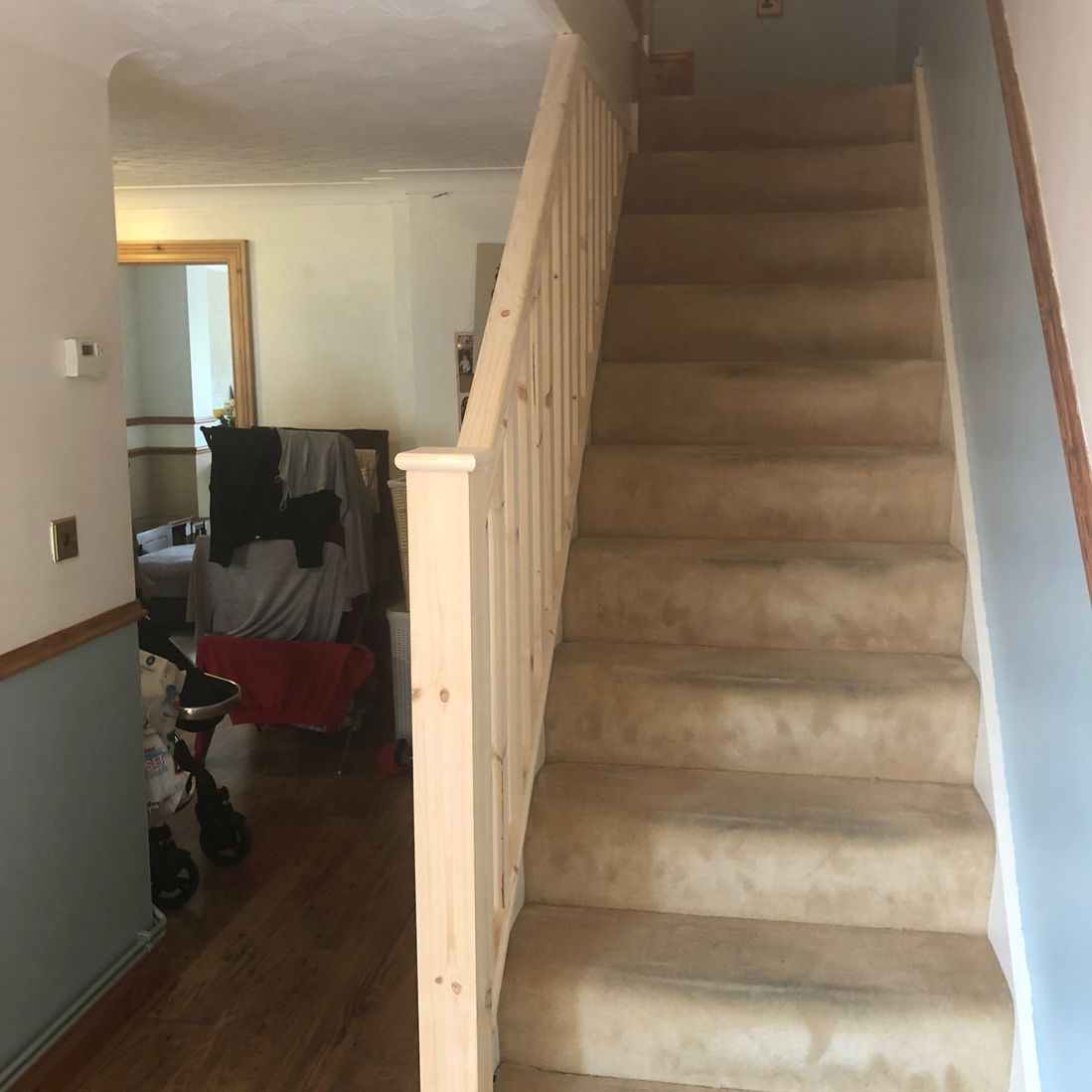 pine hand rail