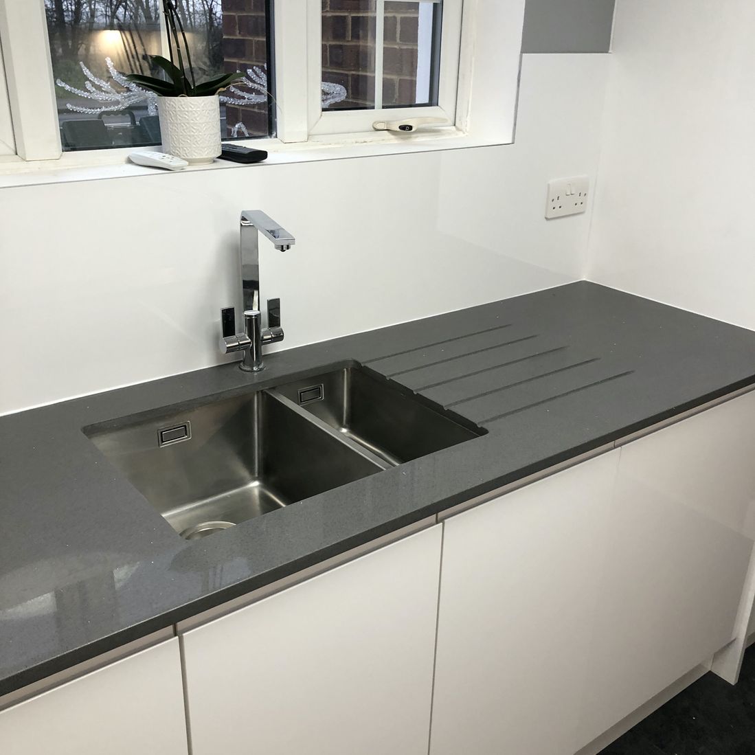 Kitchen with granite top 