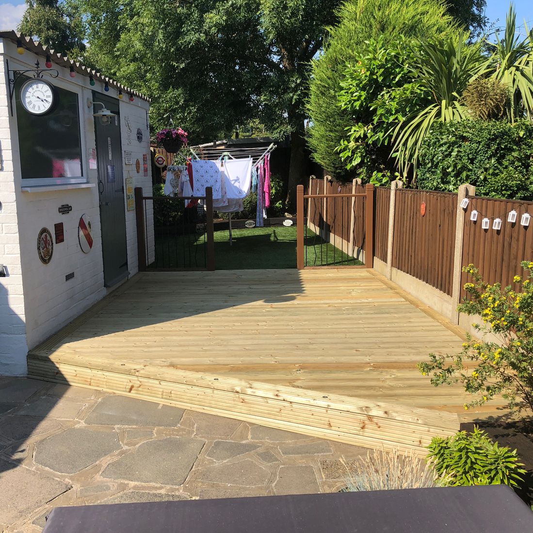 decking at night