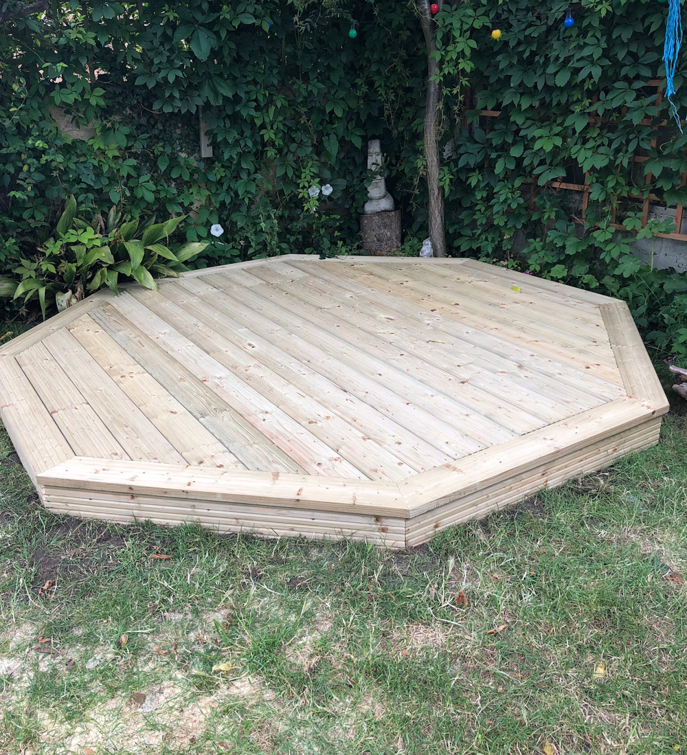 Pentagon Decking