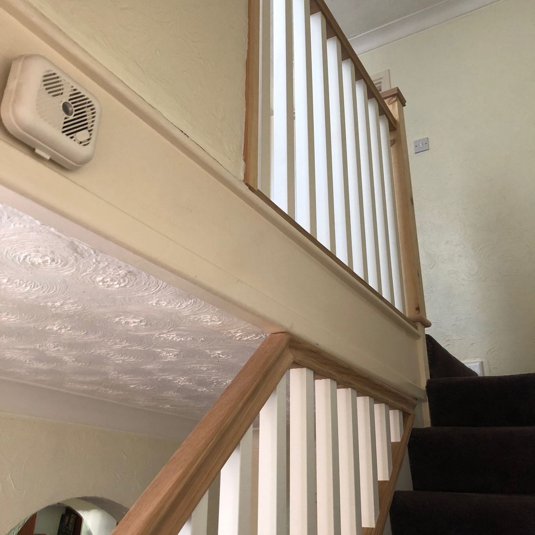 oak and pine hand rail