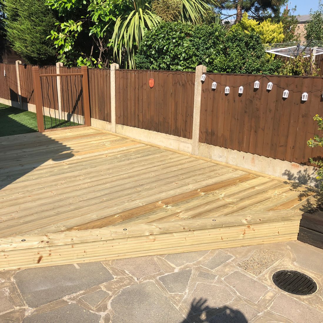 Garden decking